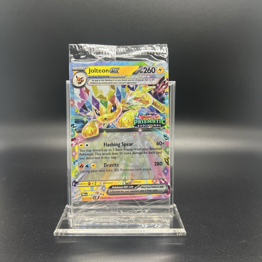 Sealed Jolteon ex - (Prismatic Evolutions Stamp) 030/131 Card