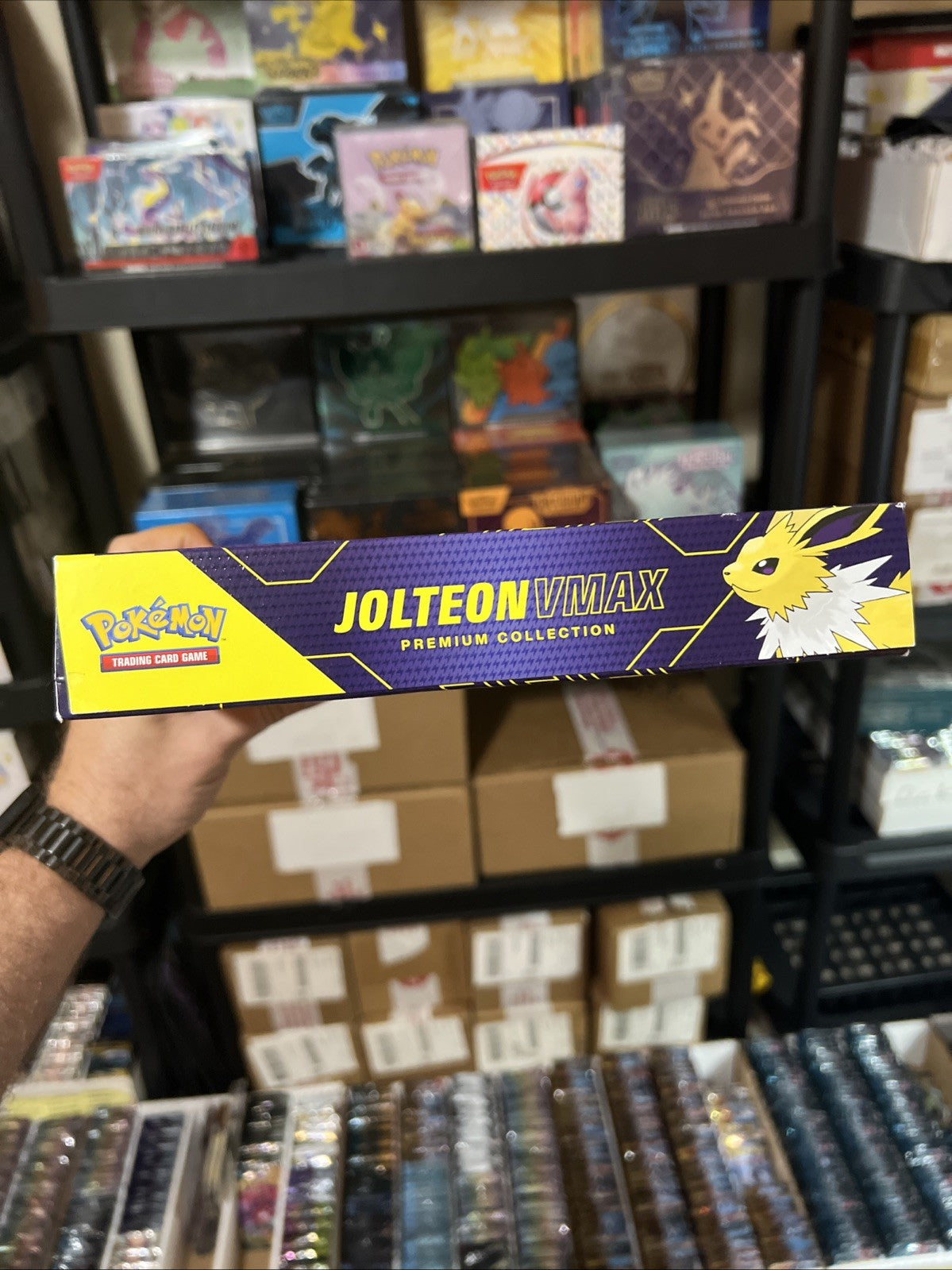 2022 Pokemon TCG Jolteon VMAX Premium Collection Box Factory Sealed