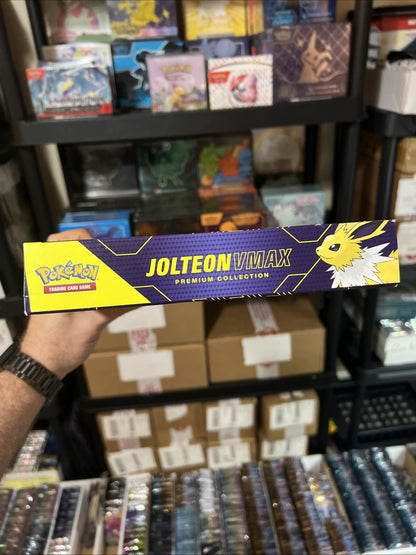 2022 Pokemon TCG Jolteon VMAX Premium Collection Box Factory Sealed