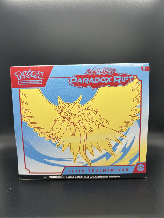 Pokemon Scarlet & Violet Paradox Rift (Roaring Moon) ETB Elite Trainer Box