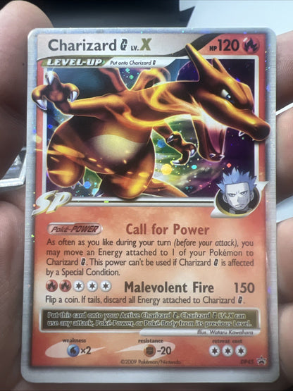 Pokemon Charizard G LV.X DP45 Diamond and Pearl Promo - LIGHT PLAY (2)