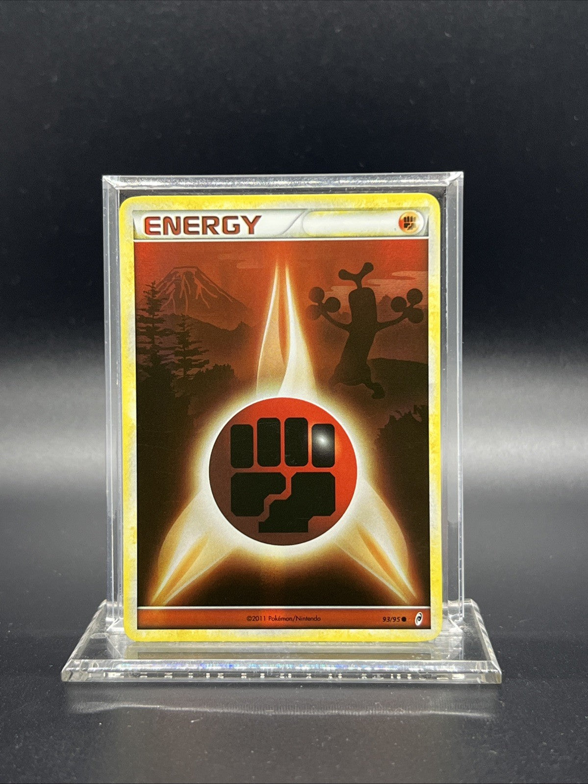 Fighting Energy 93/95 Call of Legends Holo LIGHT PLAY Pokemon