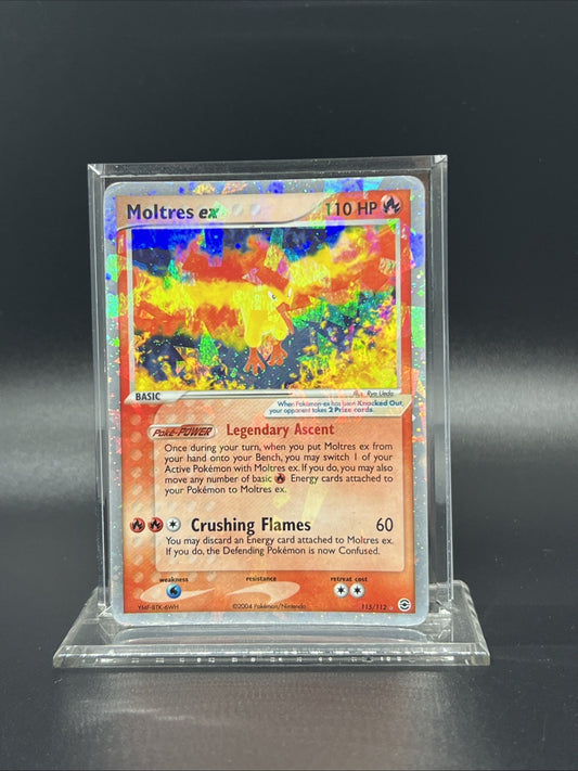 Pokemon Moltres ex 115/112 FireRed & LeafGreen Holo - HEAVY PLAY
