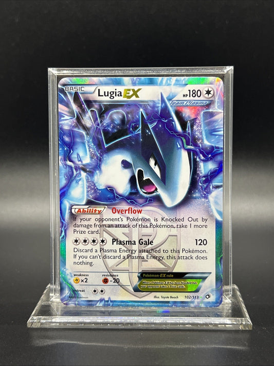 Lugia EX  102/113 Legendary Treasures Team Plasma LIGHT PLAY Pokemon