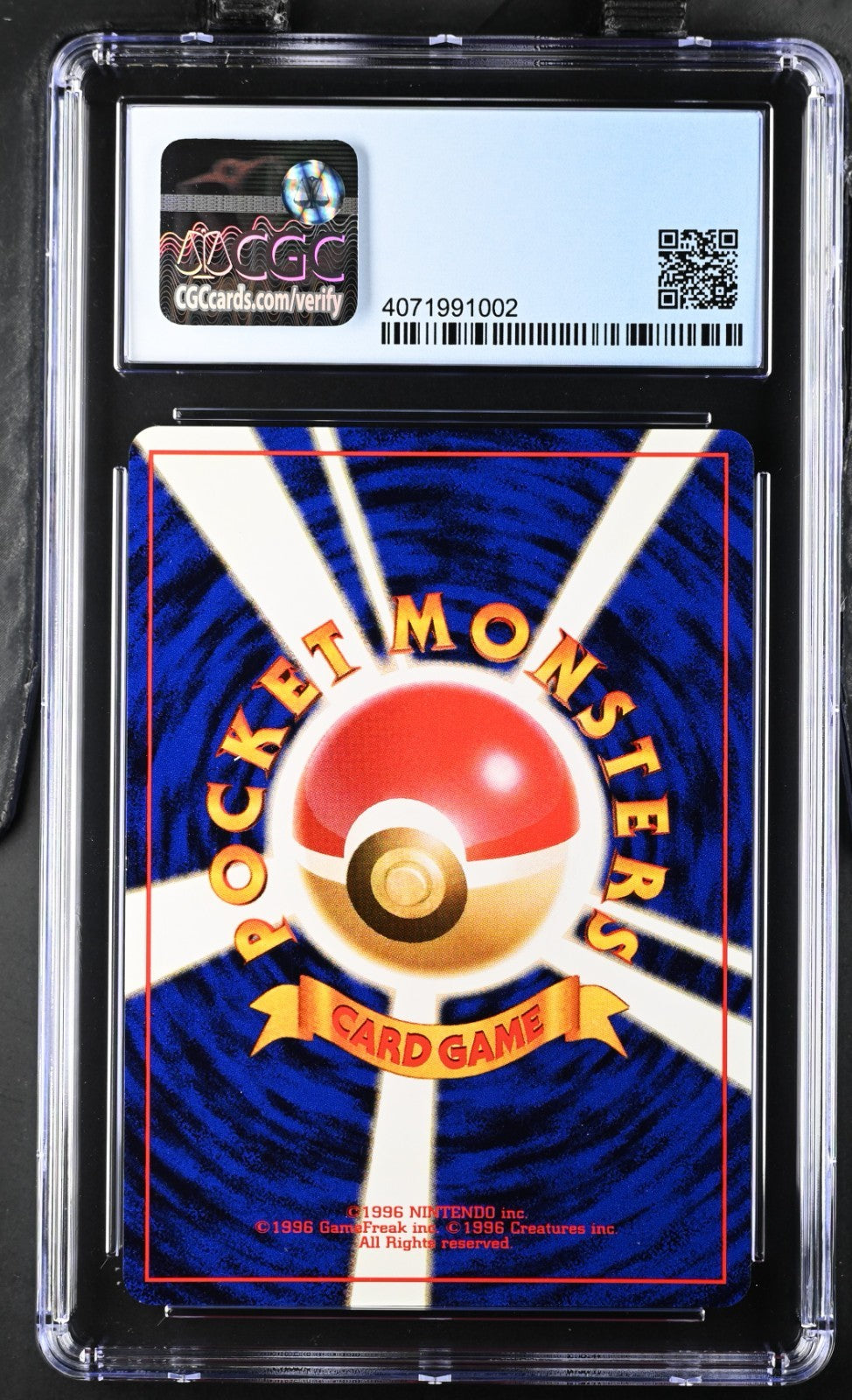 1998 Pokemon CD Promo #009 - Blastoise - Japanese – CGC GEM MINT 10