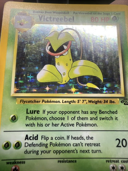 Pokemon Victreebel 14/64 – Jungle – Holo Rare – Moderate Play