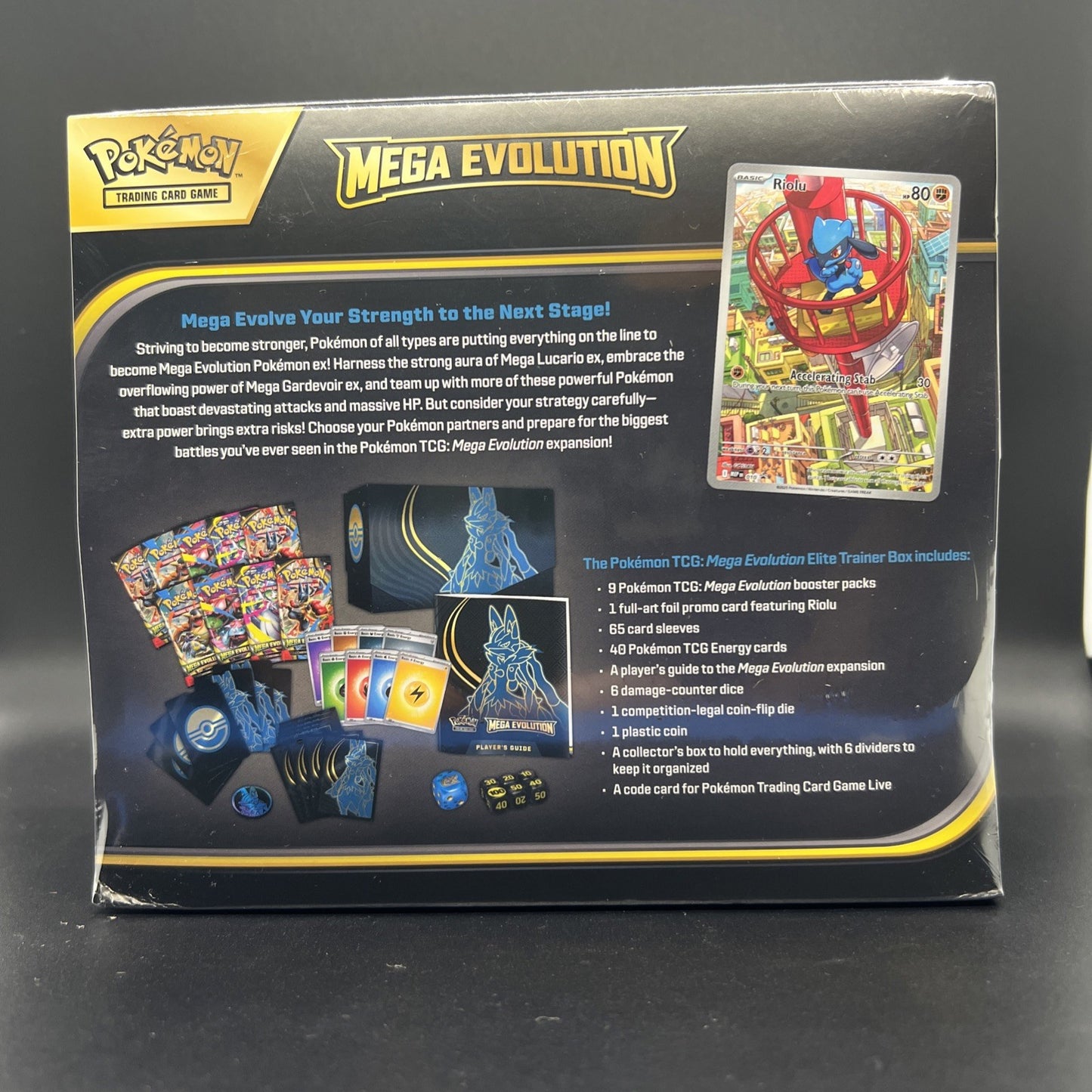 Pokemon Mega Evolution (Mega Lucario) ETB Elite Trainer Box