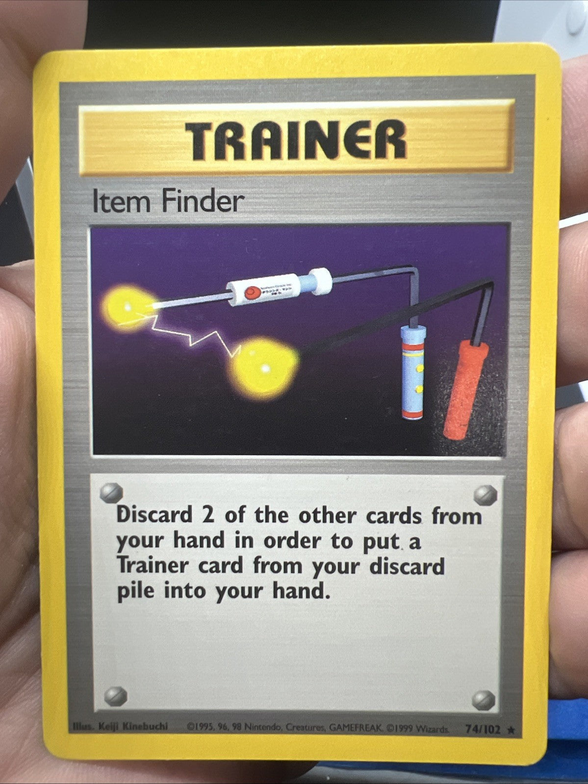 Pokemon Item Finder 074/102 Base Set Rare Non Holo - MOD PLAY