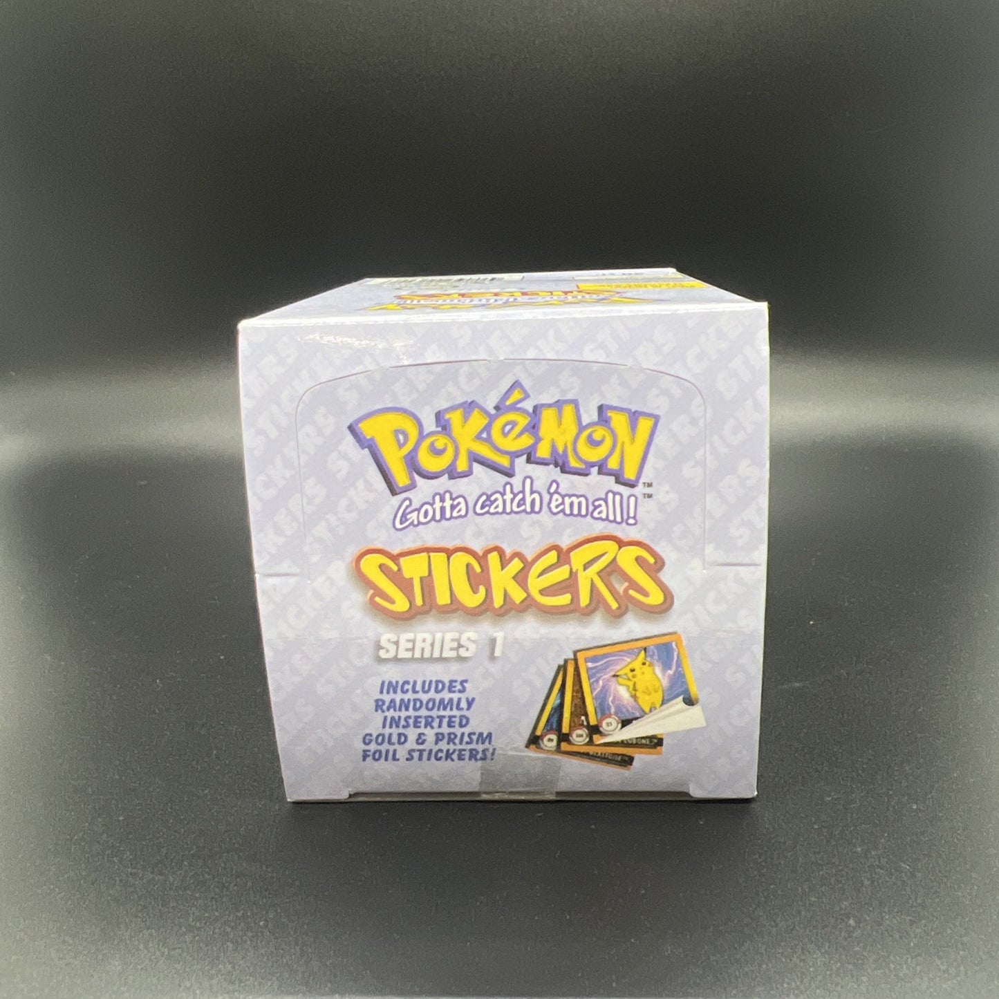 Pokémon 1999 ArtBox Stickers Series 1 Factory Sealed