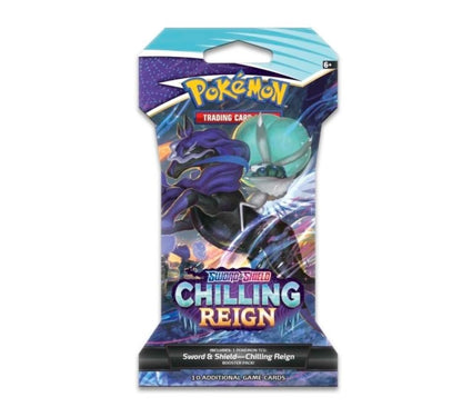 Pokemon Sword & Shield Chilling Reign Sleeved Booster Pack - CHOOSE YOUR ART