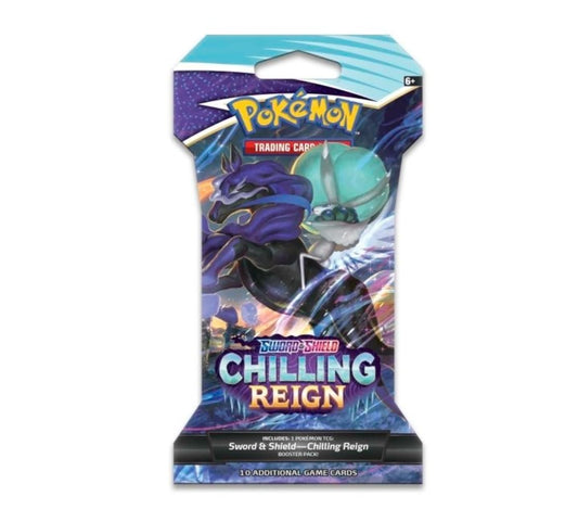 Pokemon Sword & Shield Chilling Reign Sleeved Booster Pack - CHOOSE YOUR ART