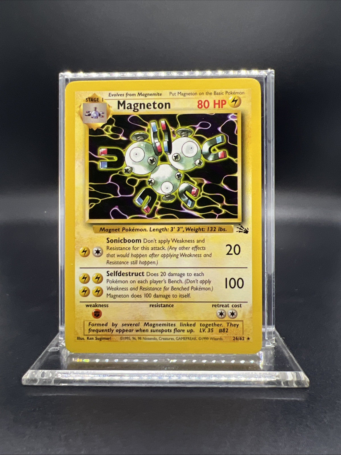 Pokemon Magneton 26/62 Fossil Rare - MOD PLAY