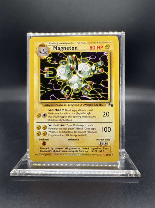 Pokemon Magneton 26/62 Fossil Rare - MOD PLAY