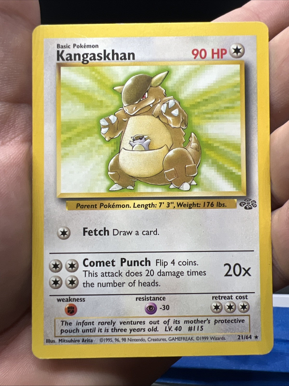 Pokemon Kangaskhan 21/64 Jungle Rare - MOD PLAY