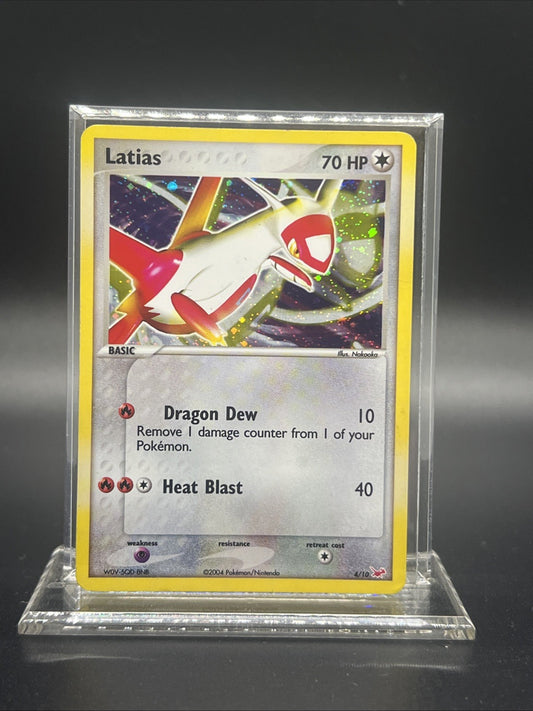 Pokemon Latias 4/10 – EX Trainer Kit (Latias & Latios) – Holo – Moderate Play
