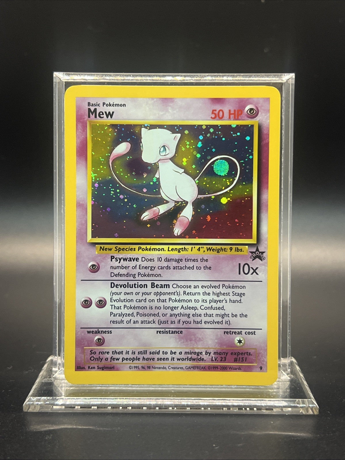 Pokemon Mew 09 Wotc Promo Holo - NEAR MINT