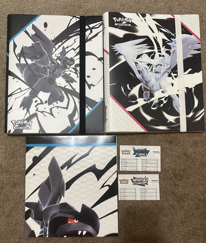 Pokémon TCG: Scarlet & Violet Black Bolt & White Flare BINDER POSTER CHECKLIST