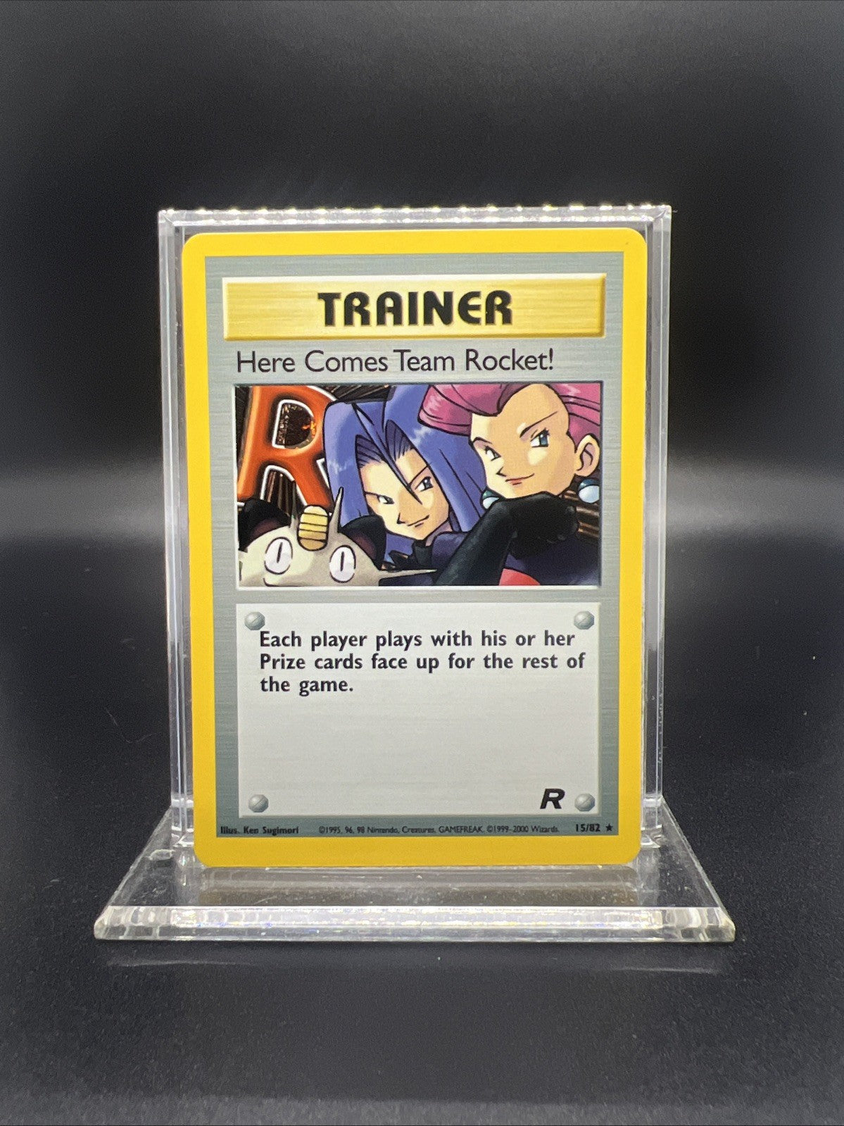 Pokemon Here Comes Team Rocket! 15/82 Team Rocket Holo - MOD PLAY