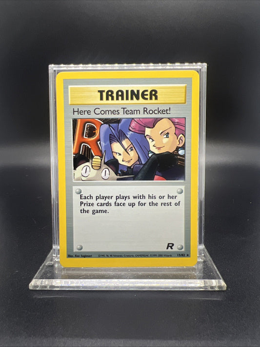 Pokemon Here Comes Team Rocket! 15/82 Team Rocket Holo - MOD PLAY