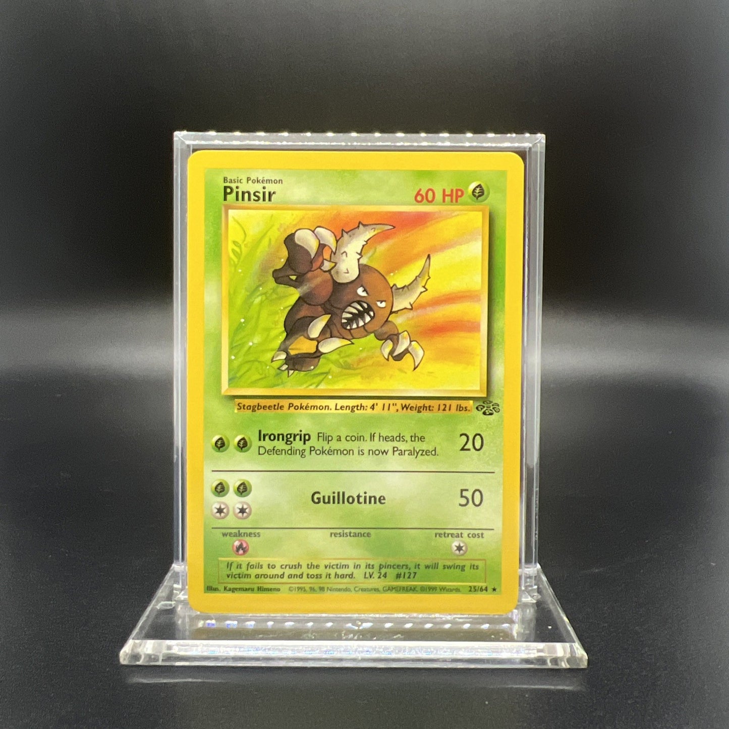 Pokemon Pinsir 25/64 Jungle - LIGHT PLAY