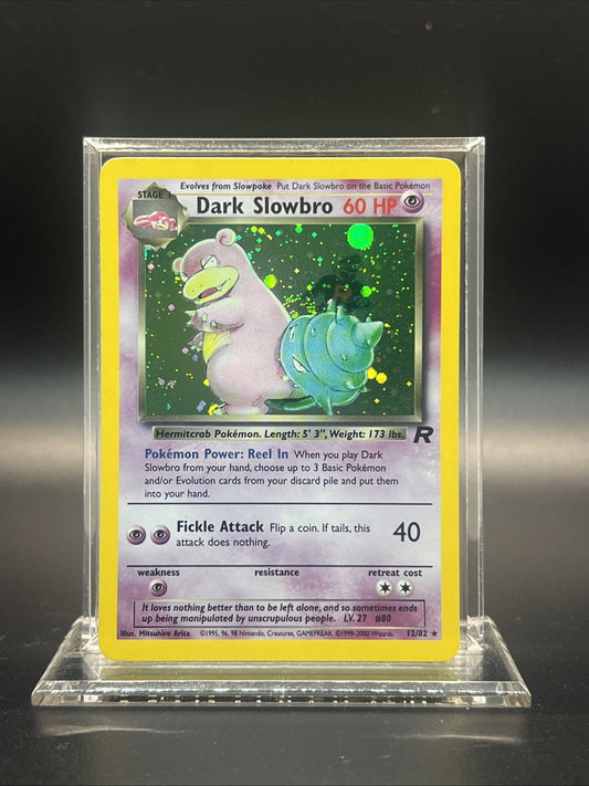 Pokemon Dark Slowbro 12/82 Team Rocket Holo - NEAR MINT