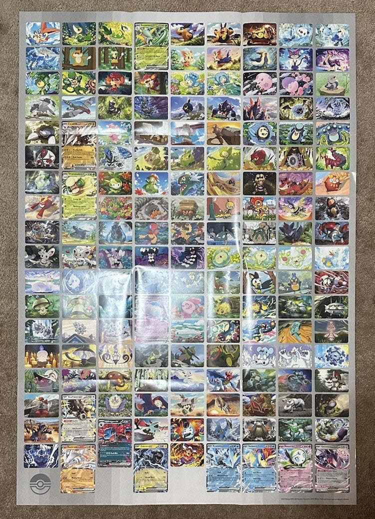 Pokémon TCG: Scarlet & Violet Black Bolt & White Flare BINDER POSTER CHECKLIST
