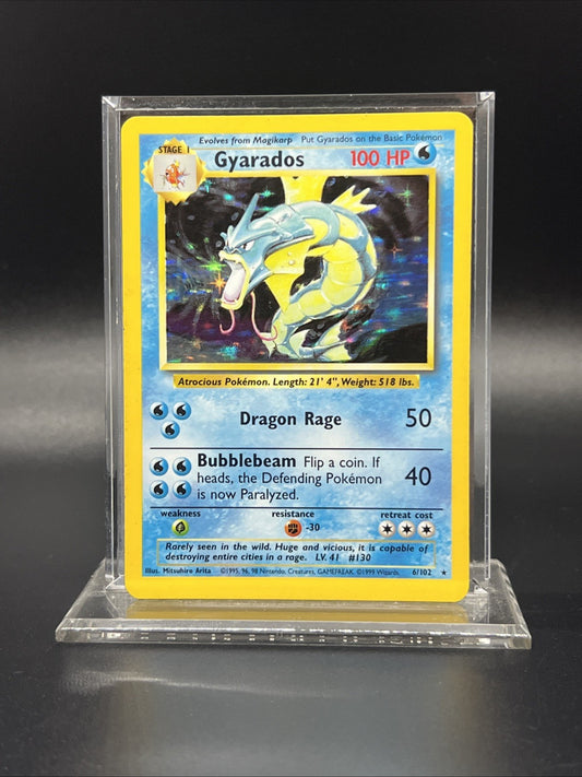 Pokemon Gyarados 006/102 Base Set Holo - MOD PLAY