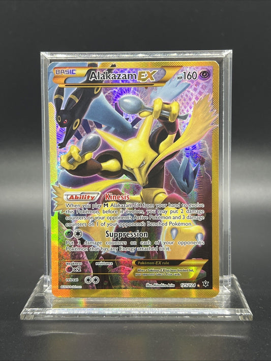 Alakazam EX 125/124 Fates Collide Secret Rare HEAVY PLAY Pokemon