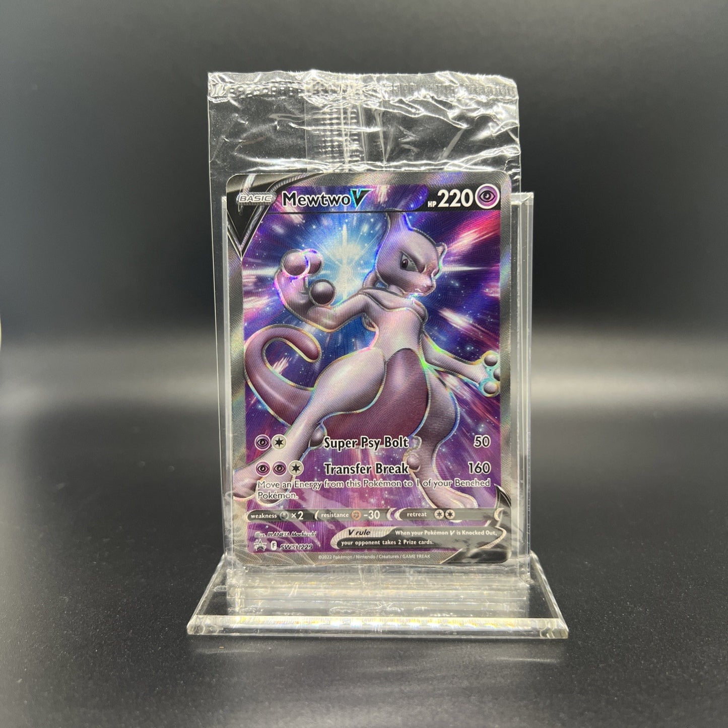 Sealed Mewtwo V SWSH229 SWSH: Sword & Shield Promo Holo