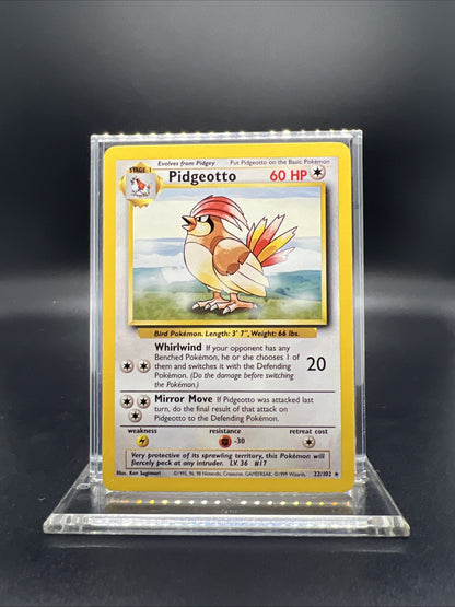 Pokemon Pidgeotto 022/102 Base Set Rare - MOD PLAY