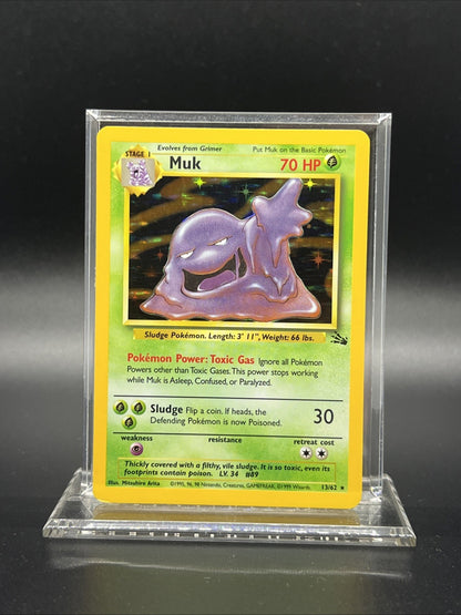 Muk 13/62 Fossil Holo MOD PLAY Pokemon