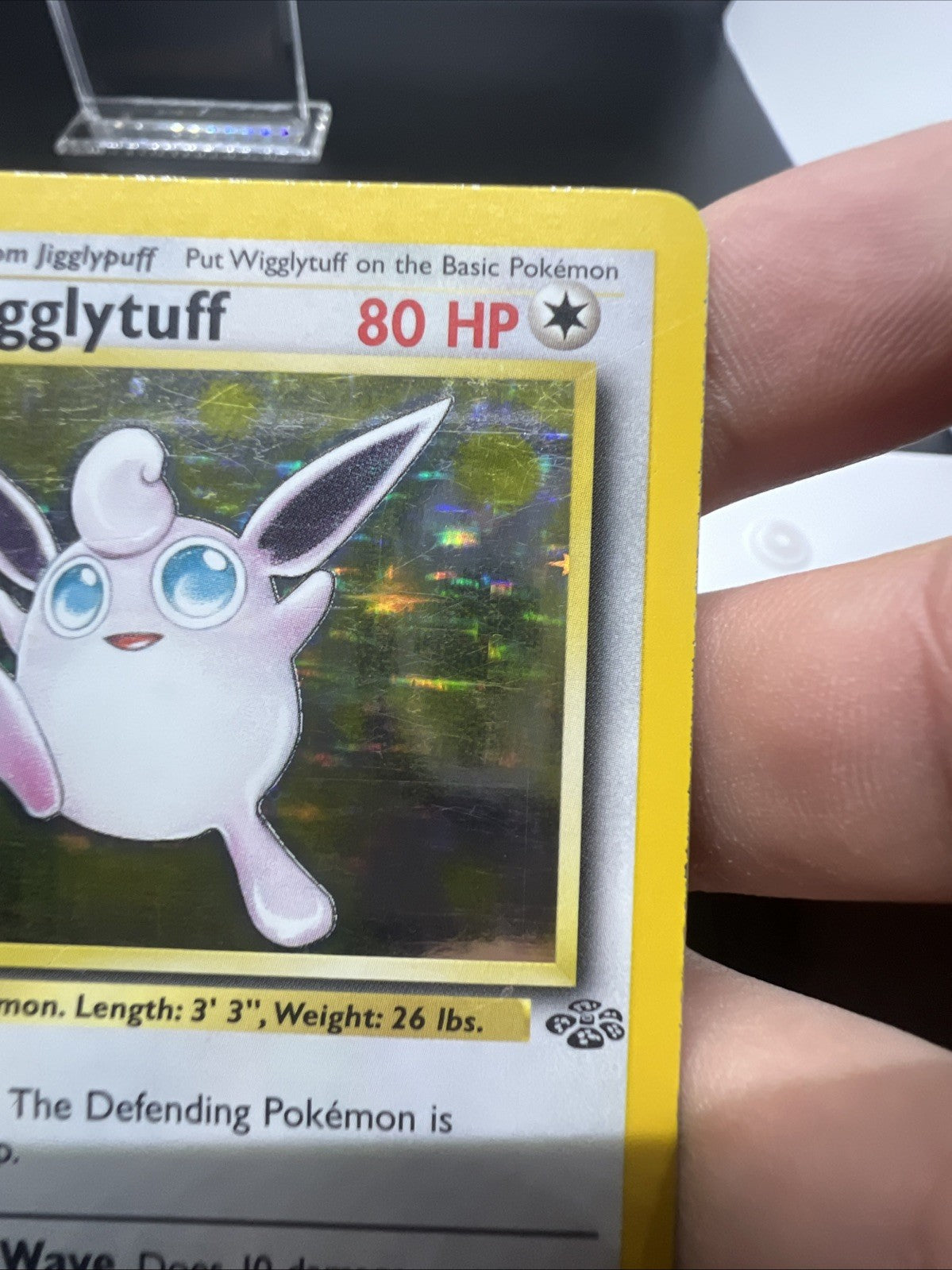 Pokemon Wigglytuff 16/64 – Jungle – Holo Rare – Heavy Play