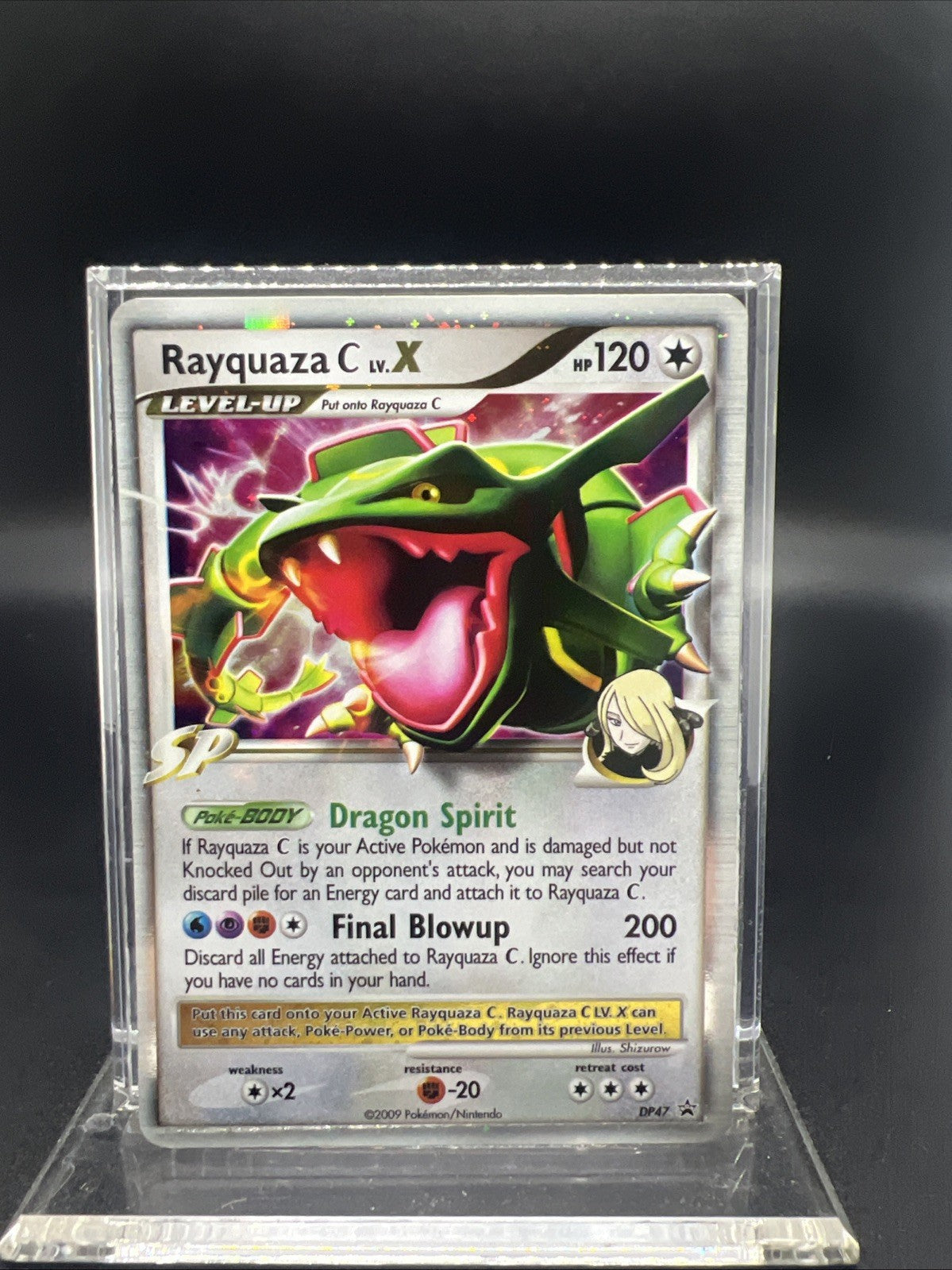 Pokemon Rayquaza C LV.X DP47 Diamond and Pearl Holo - MOD PLAY