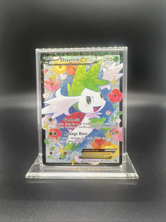 Pokemon Shaymin EX RC21 Legendary Treasures Radiant Collection - LIGHT PLAY