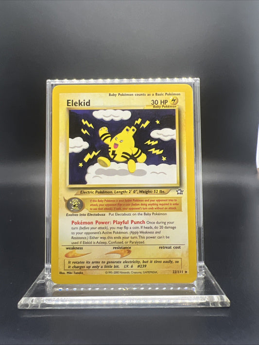 Pokemon Elekid 22/111 Neo Genesis Rare - LIGHT PLAY