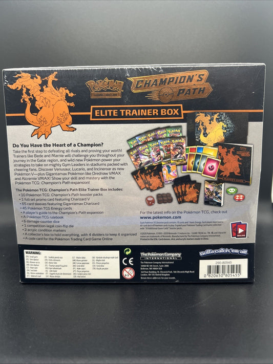 Pokemon Sword & Shield Champions Path ETB Elite Trainer Box