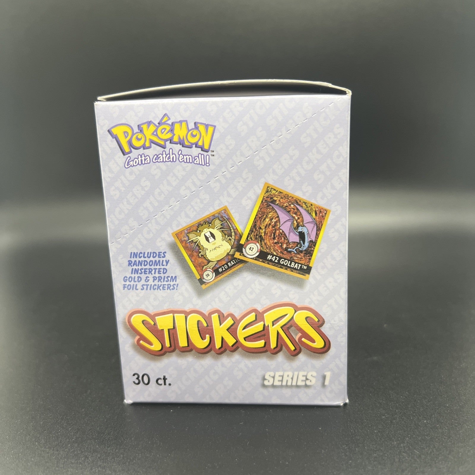 Pokémon 1999 ArtBox Stickers Series 1 Factory Sealed