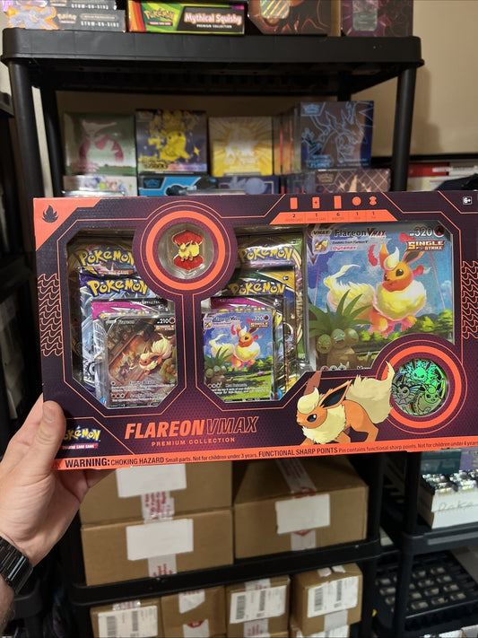 Pokemon Flareon VMAX Premium Box Collection - Factory Sealed