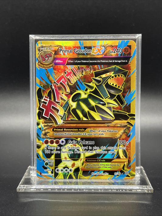 Primal Groudon EX 97/98 XY Ancient Origins Full Art MOD PLAY Pokemon