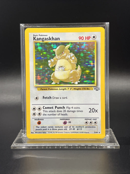 Pokemon Kangaskhan 05/64 Jungle Holo - LIGHT PLAY (A)