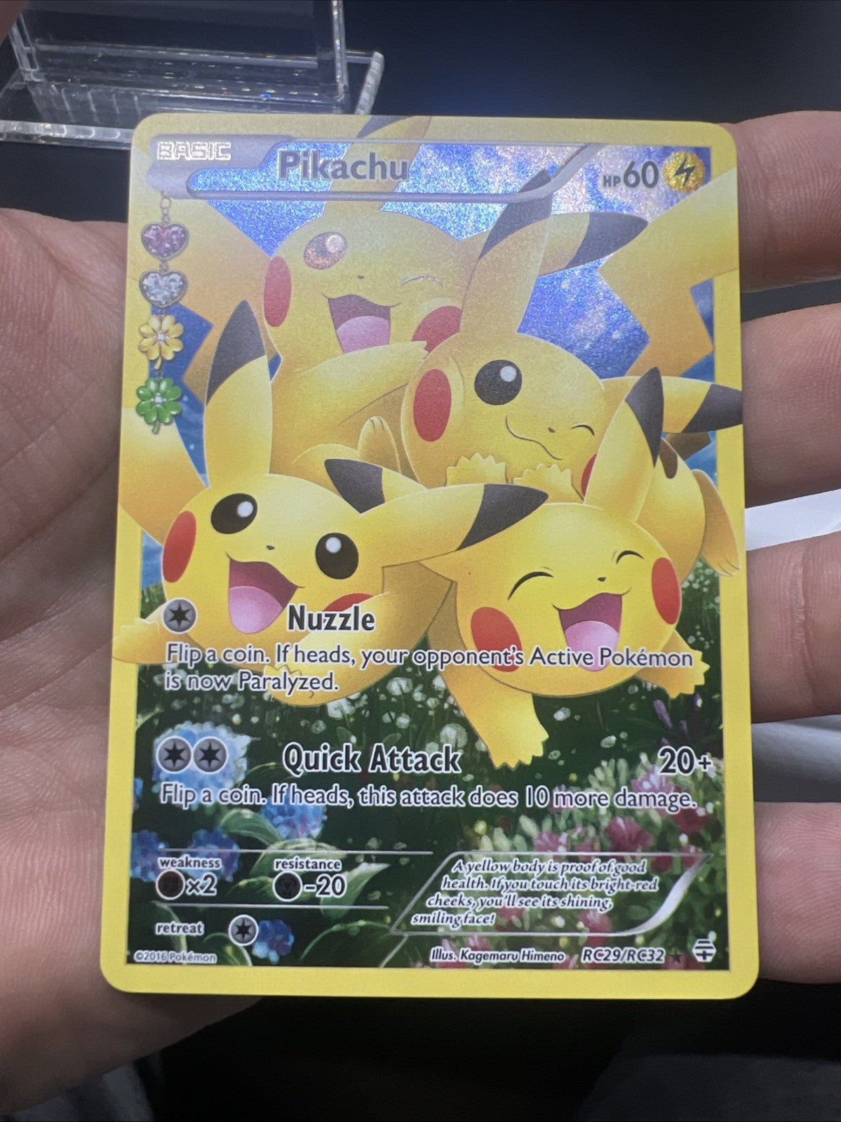 Pokemon Pikachu RC29/RC32 Generations: Radiant Collection Holo - NEAR MINT (1)