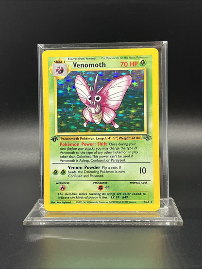 Pokemon Venomoth 1st Edition 13/64 Jungle Holo - MOD PLAY