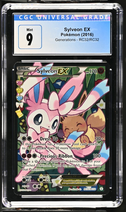 2016 Pokemon Generations - Sylveon Ex #RC32 – CGC MINT 9