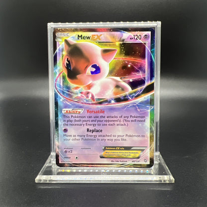 Pokemon Mew EX 46/124 Dragons Exalted Holo - LIGHT PLAY