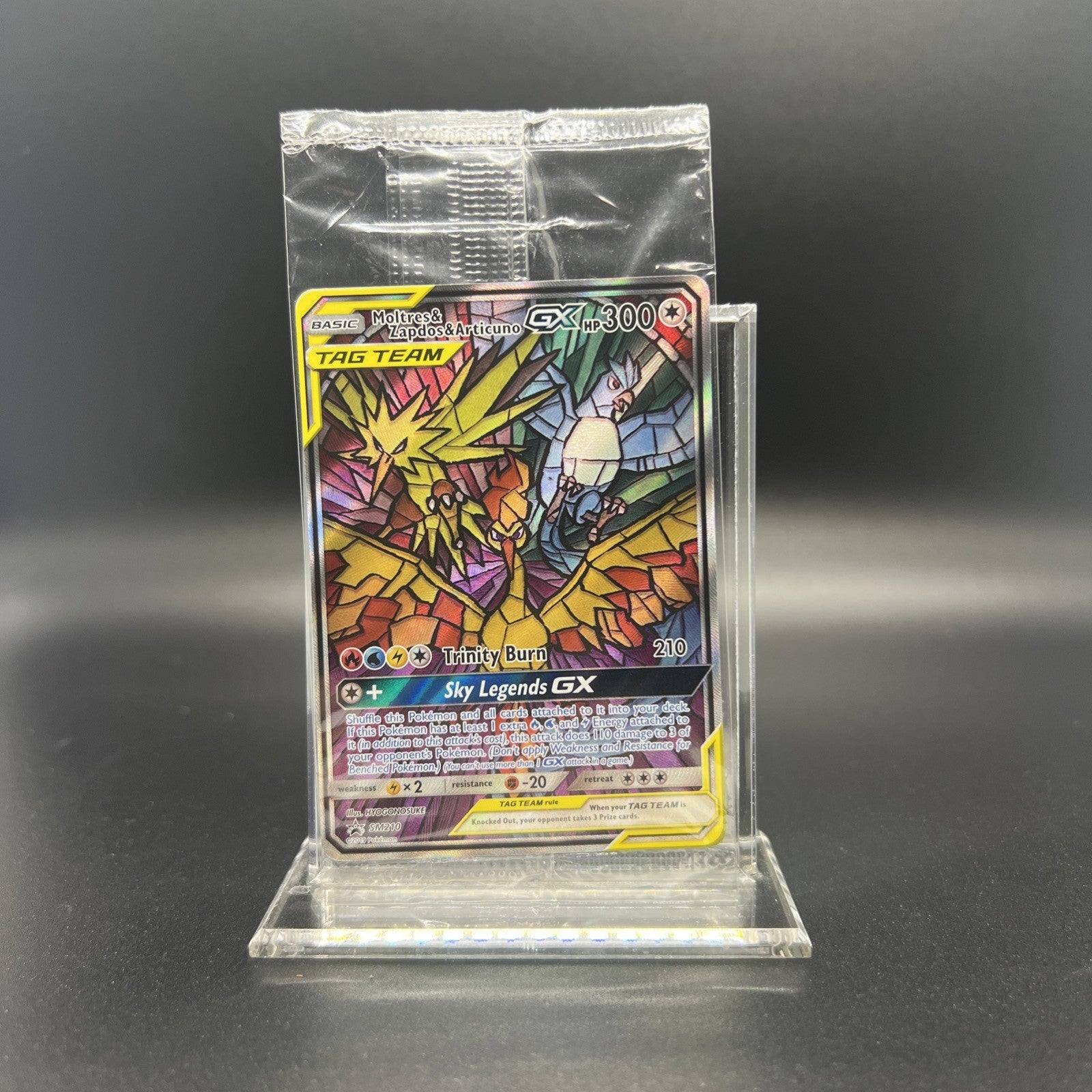 Sealed Moltres & Zapdos & Articuno GX SM210 Sun & Moon Promo Holo