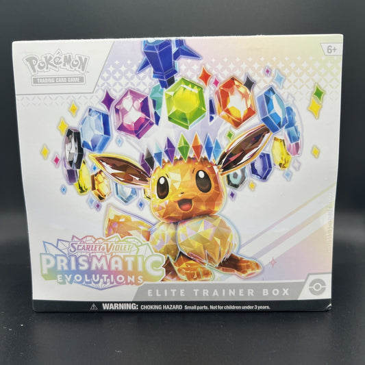 Pokemon Scarlet & Violet Prismatic Evolutions ETB Elite Trainer Box