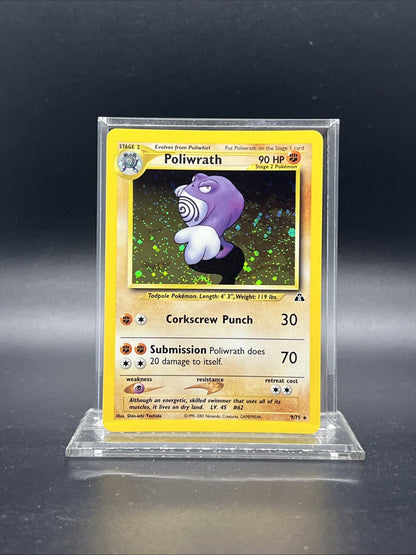 Poliwrath 9/75 Neo Discovery Holo - LIGHT PLAY - Pokemon
