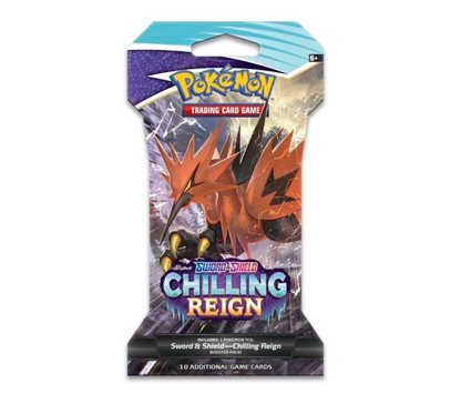 Pokemon Sword & Shield Chilling Reign Sleeved Booster Pack - CHOOSE YOUR ART