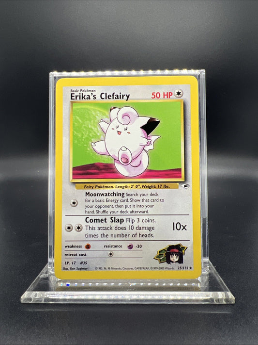 Pokemon Erika's Clefairy 025/132 Gym Heroes Rare - MOD PLAY