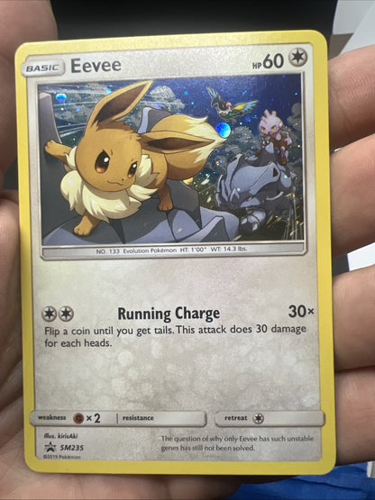 Pokemon Eevee SM235 Sun & Moon Promo Holo -LIGHT PLAY